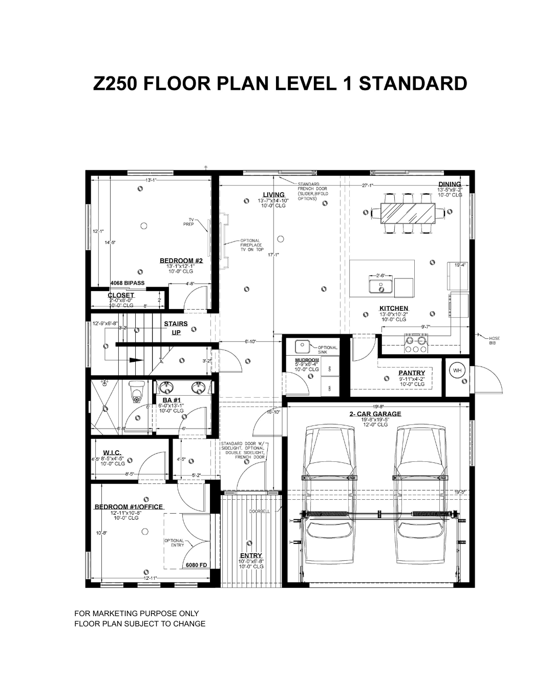 Sonoma floor plan — 1